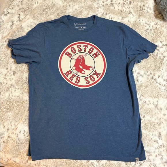47 Blue Short Sleeve Tees Boston Red Sox - Picture 1 of 8